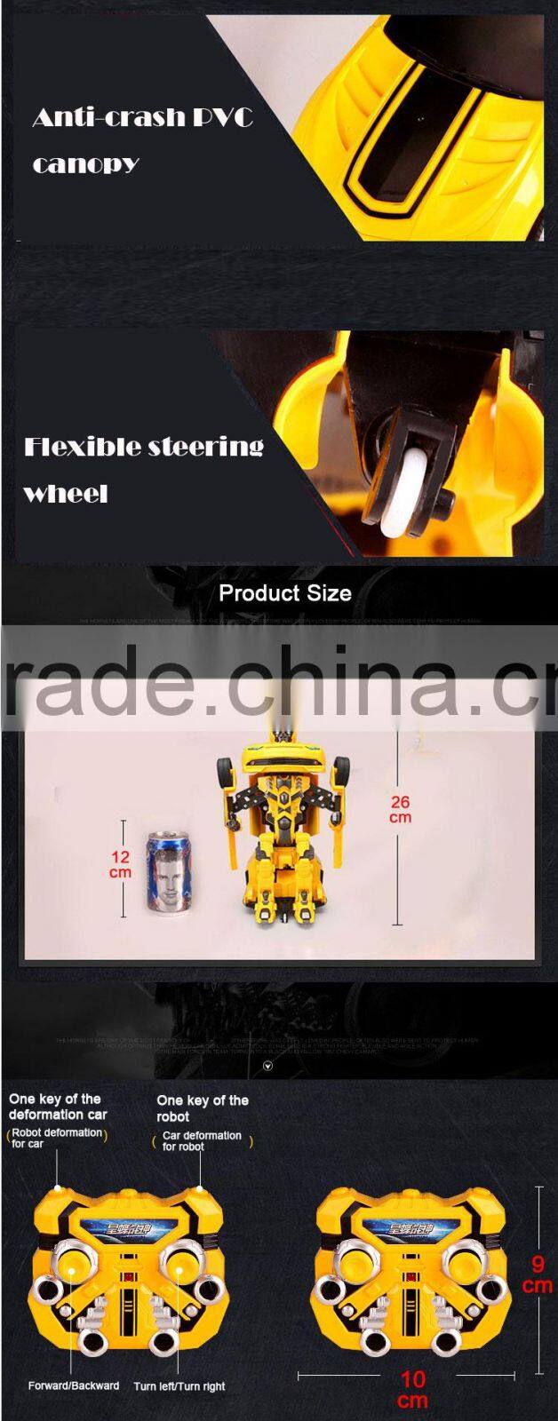 Mini Plastic Children Electric Car/Battery Operated Cartoon RC Control Car Toy