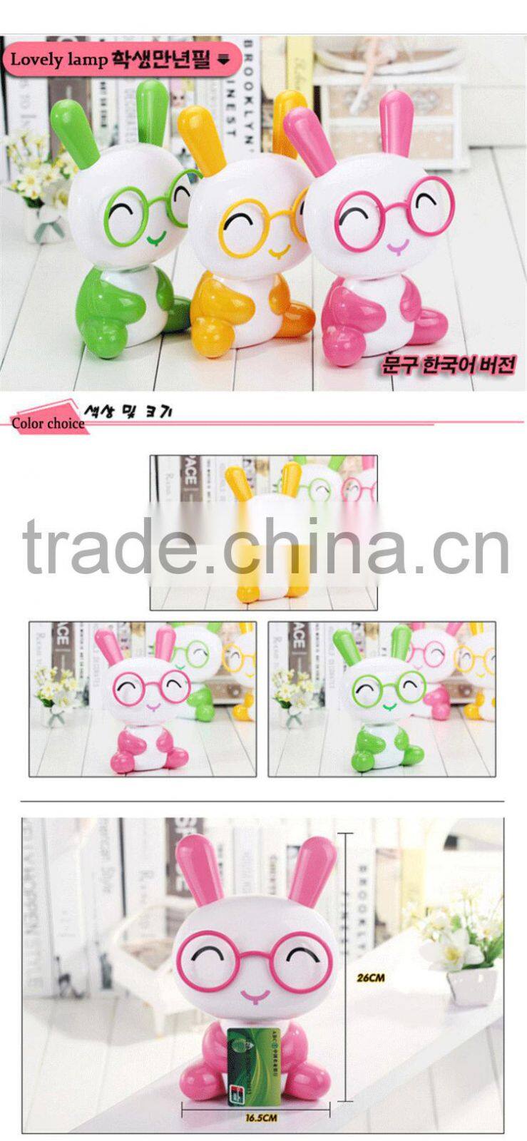 Plastic gift box portable luminaire led table lamp led