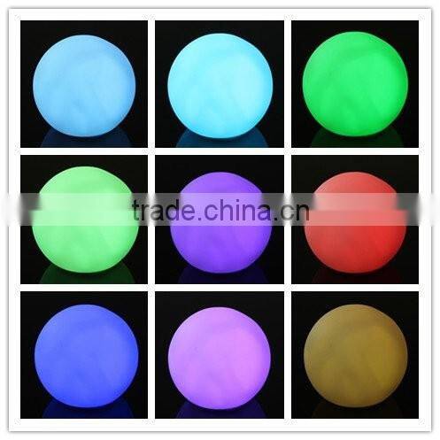 20cm Outdoor indoor RGBW color changing waterproof rechargeable led ball light mood lamp
