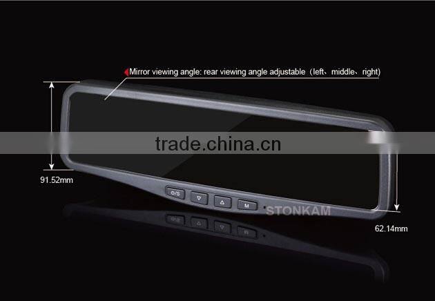 4.3 inch car monitor with mirror for vehicle
