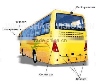 7-inch digital auto parking sensors system