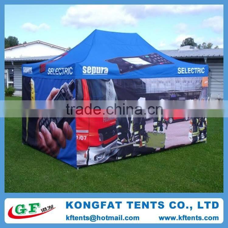 Outdoor 3x3m heavy duty 50mm hexagon aluminum pop up folding gazebo