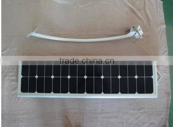 2016 New products all in one solar street light 15w-100 w solar intergrated lighting with sensor