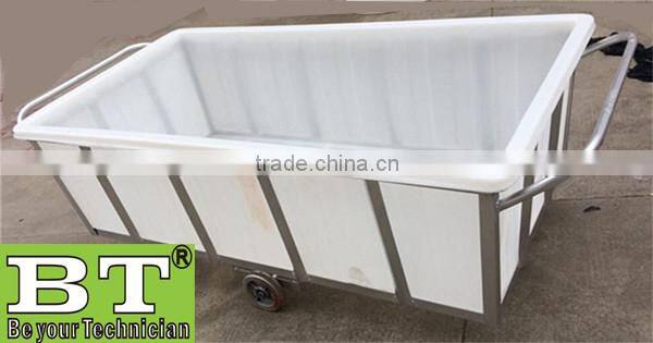 square plastic drum molded liquid storage container