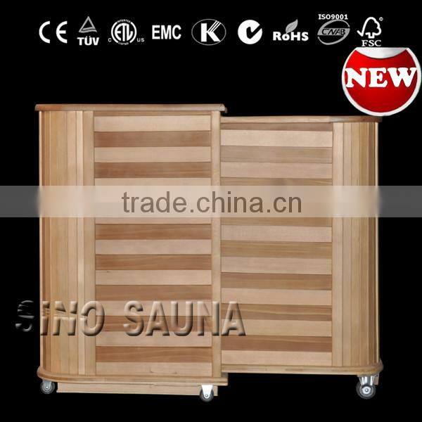 Portable Home Hemlock Half Body Sauna with LED Control Panel (CE/RoSH/ISO)