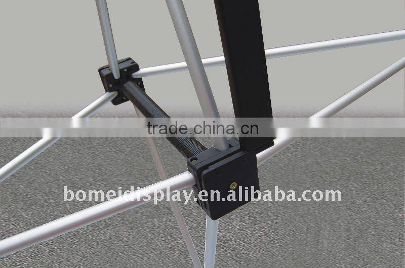 Spring pop up aluminum frame display