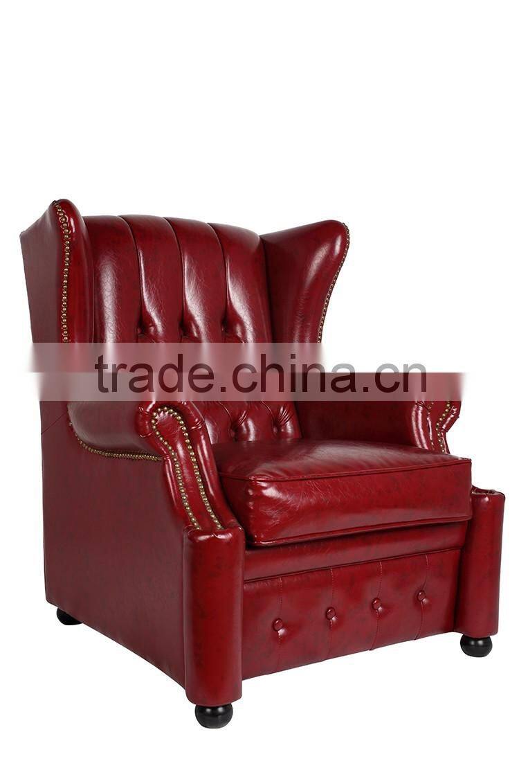 High quality PU leather sofa chair, armrest chair