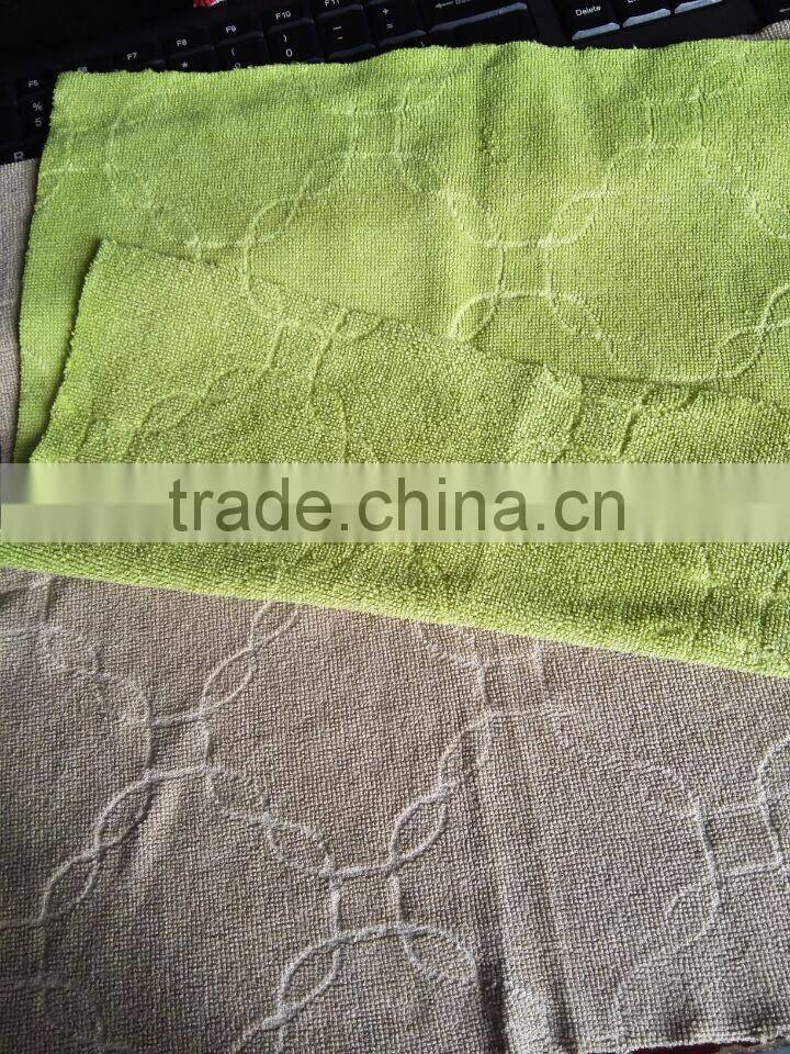 warp knitted printed cleaning cloth