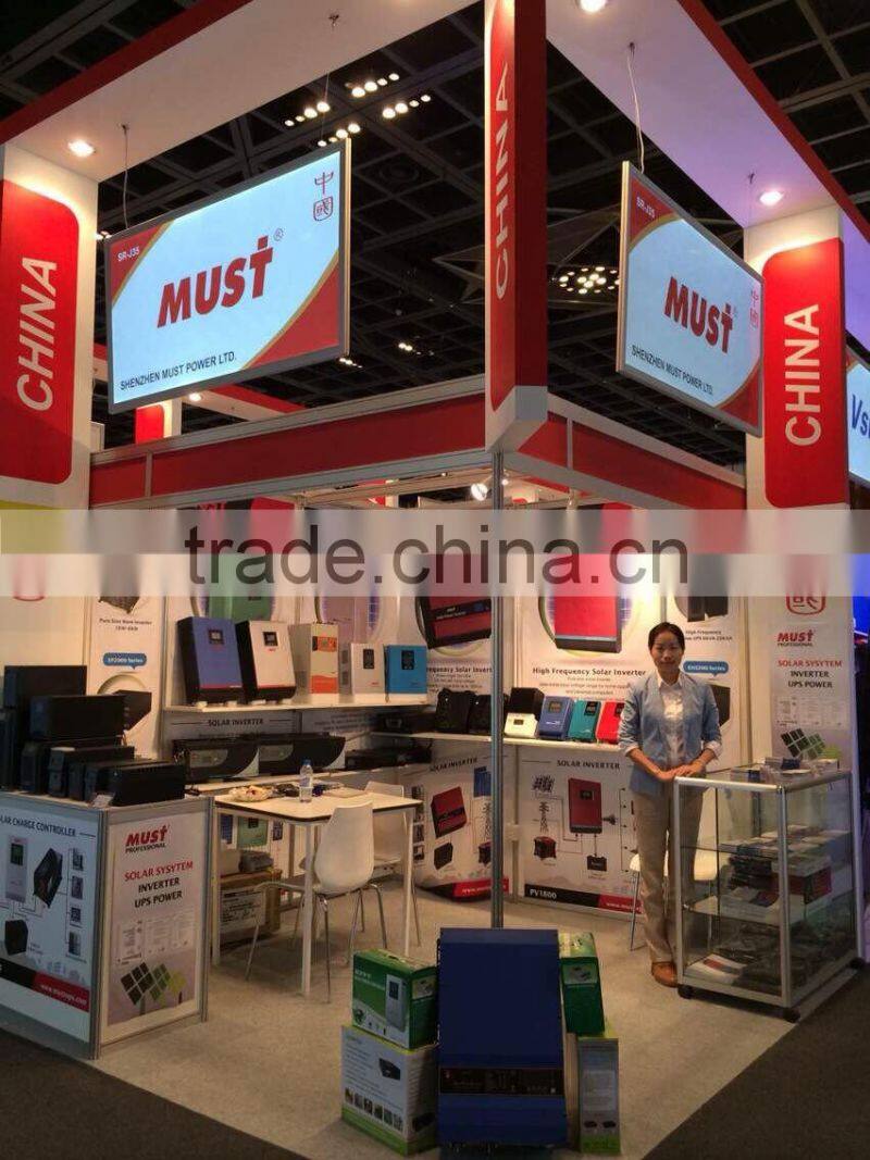 Must high efficiency Pure Sine Wave Hybrid off grid Inverter PV18-5K 48v 5KVA MPPT solar power system