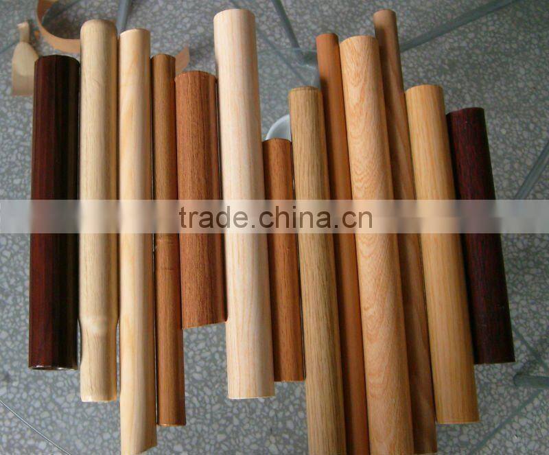 PVC coated wooden broom stick pvc shrink sleeve