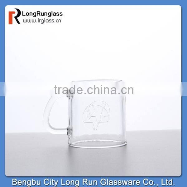 LongRun bengbu top rated barware star embossed liquor glasses made in china