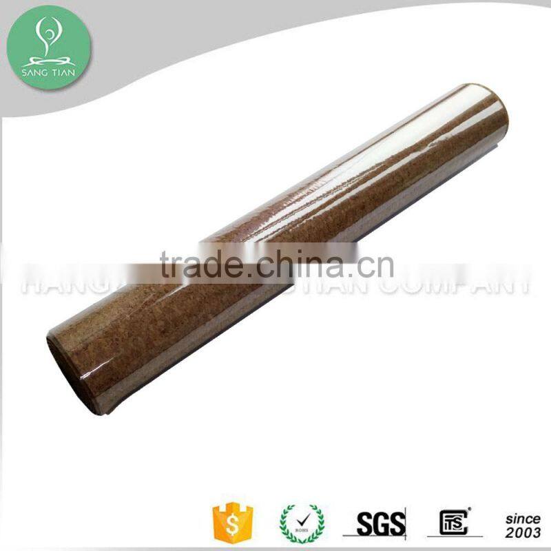 New premium products 2016 durable fashion anti slip eco cork yoga mat eco printed