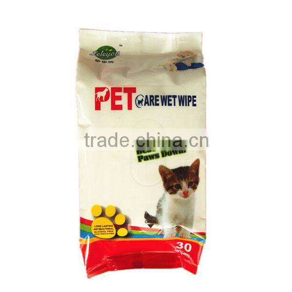 Chinese wholesale nonwoven cleaning use PET custom wet wipes