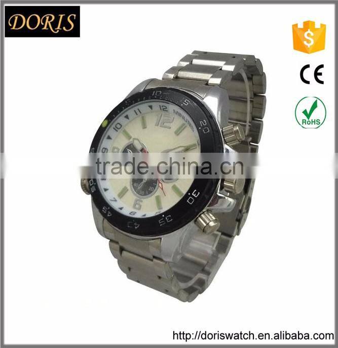 Promotional wrist watch alloy oem japan movement quartz watch