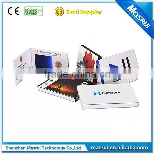 Slim Design Invitation Card Design LCD Video Greeting Card