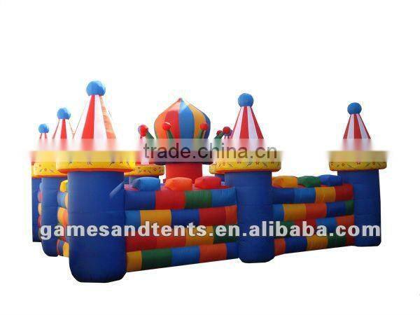 inflatable maze, castle tunnel maze game A6016