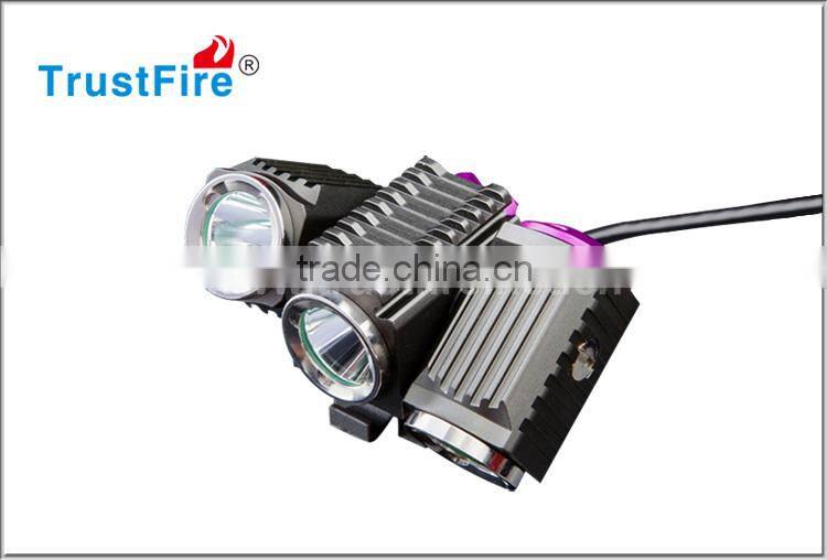 High Quality Bicycle Light TrustFire D012 bicycle light,3*leds rechargeable led torch