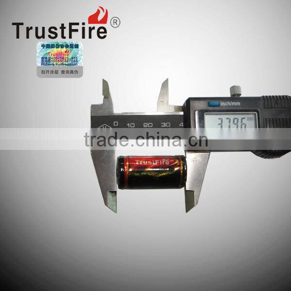 2013 trustfire tr18350 battery 3.7v li-ion battery rechargeable high voltage 3.7v 1200mah trustfire icr 18350 battery