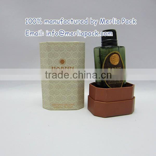 Octangle Essential Oil Paper Boxes Blend Clove Orange Skin Care Treatment Boxes