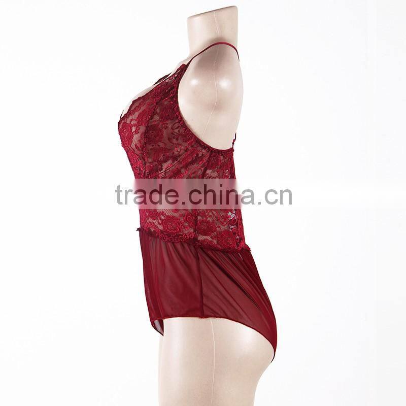 New design lastest fashion matrue fat women plus size sexy lingerie