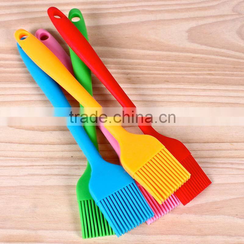 wholesale FDA approved food grade high temperature heat resistant non-stick silicone basting brush and pastry brush