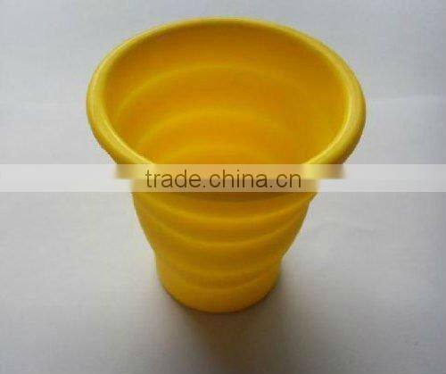 high quality fashion silicone collapsible cup