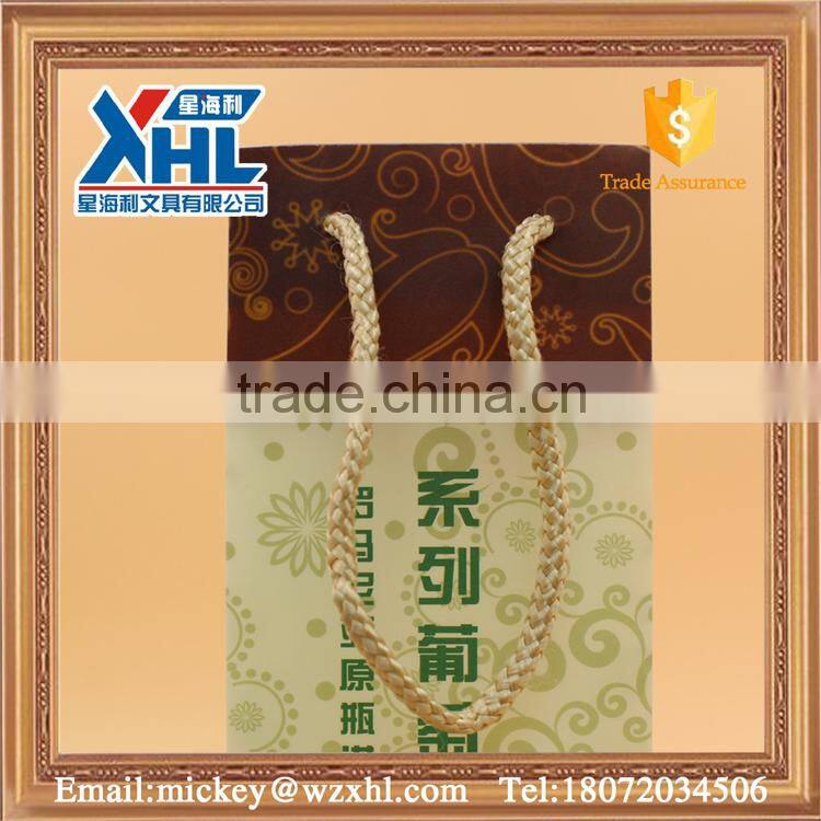 New design full color printing PP wine bag