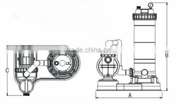2016 FSC Series Filtration Combo Pool Filters for Spa Swimming Pool With Pump