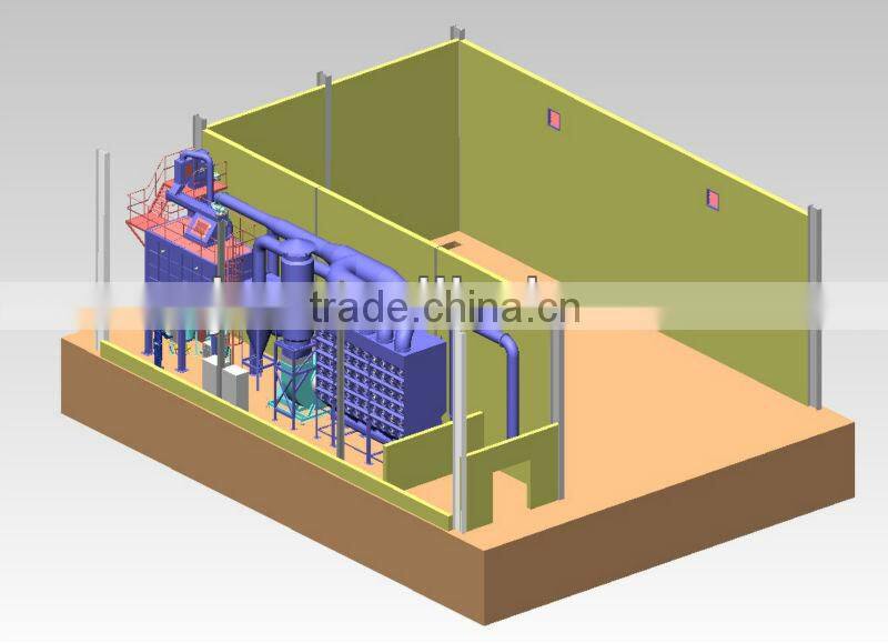 Blast Rooms for metal surface cleaning