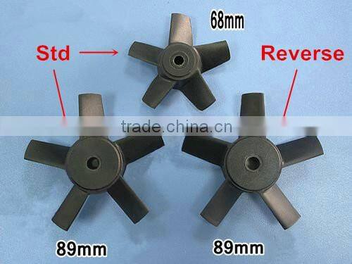 New 5 Blade Ducted Fan Propeller 68mm Tapered blade 89mm Propeller For Motor Shaft Diameter 3.0mm/5.00mm Fixed-wing RC Aircraft