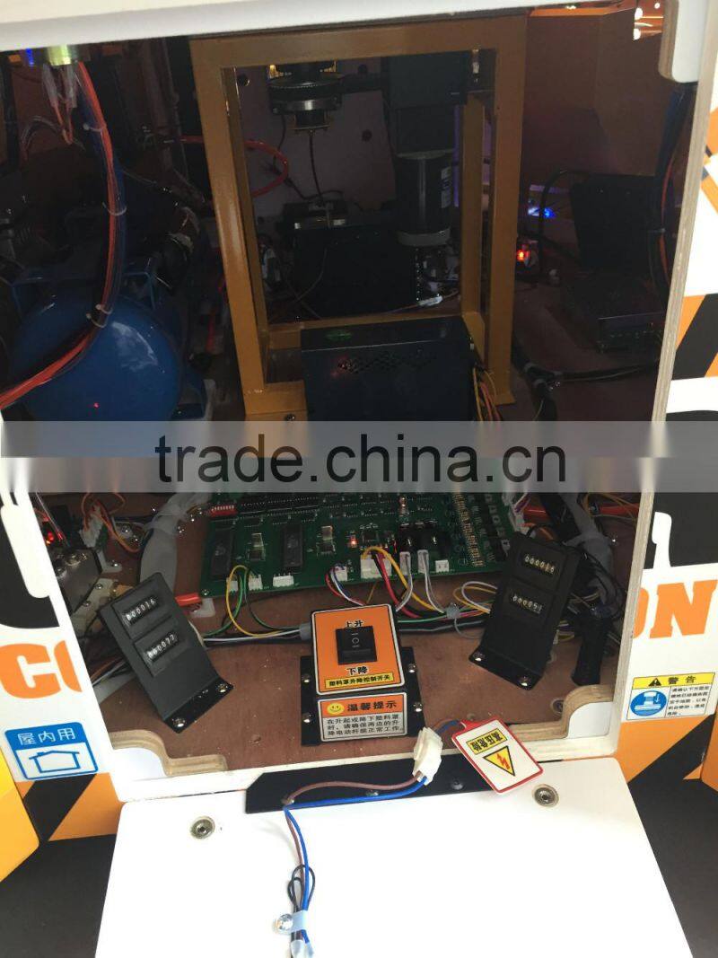 Family excavator game machine Family games attractive excavator grab prize vending machine coin pusher game machine