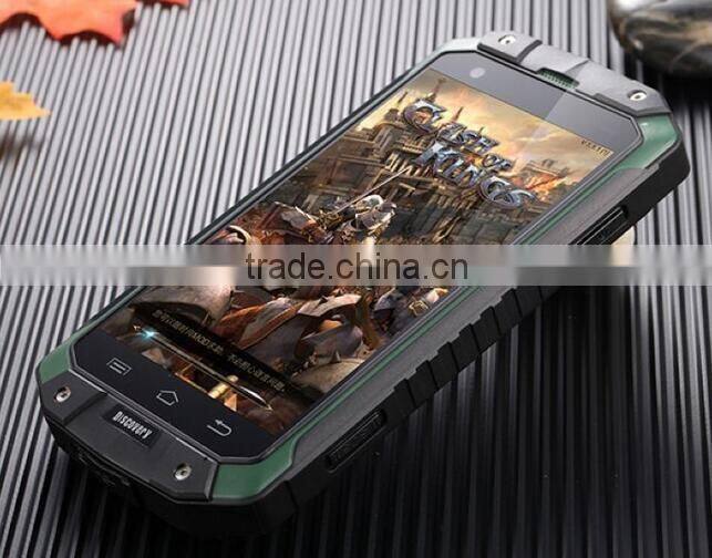 Discovery V9 waterproof phone dual core android 4.4 4G ROM 4000mah battery GPS WIFI WCDMA phone