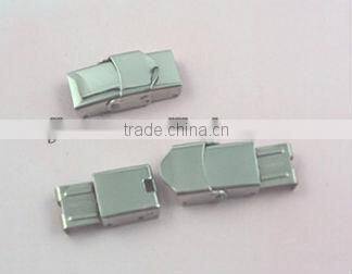 Big sales! titanium metal clasp silicone band