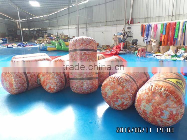 Inflatable Oil Barrel Bunker Factory Produce Paintball Bunkers
