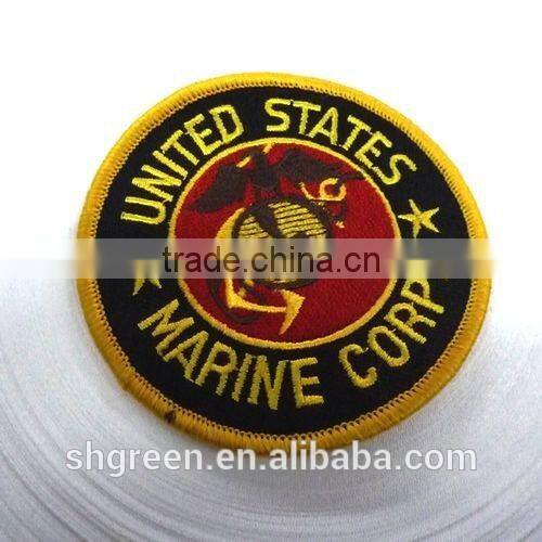 3D embossed eagle logo embroidery patch