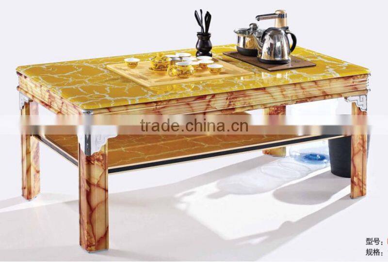 modern cheap glass coffee table for LIving room