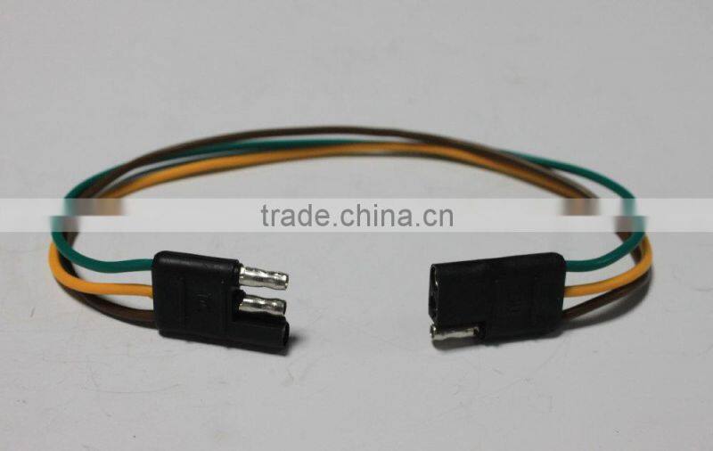 american 6-way coiled cable, wiring harness/connectors 6-way square