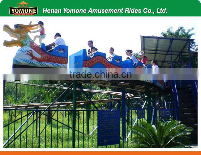 Roller coaster of park equipment, fairground rides dragon roller coaster