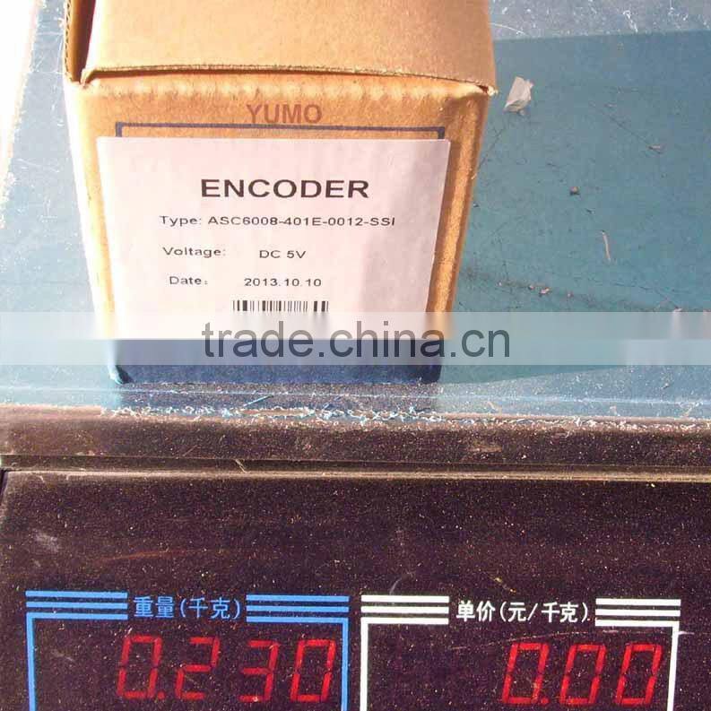 YUMO ASC6008 24VDC 12 digit Absolute rotary, magnetic rotary encoder