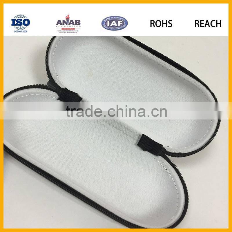 Personalized Cool 600D Hard Cheap Glasses Case with Zipper