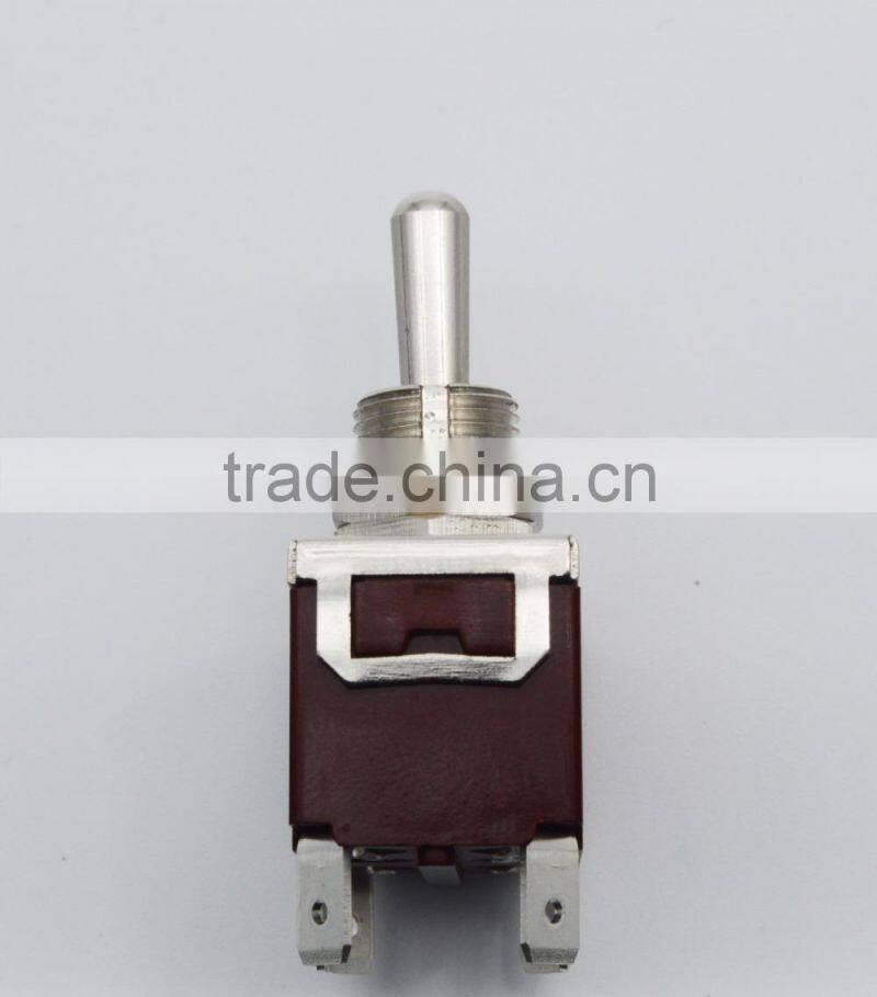 new design toggle switch on -off -on 6 solder pins toggle type
