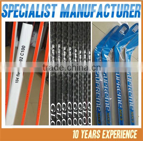 Customized design Junior 58'' Youth 50'' 35flex 40flex 50flex 55flex ice hockey stick