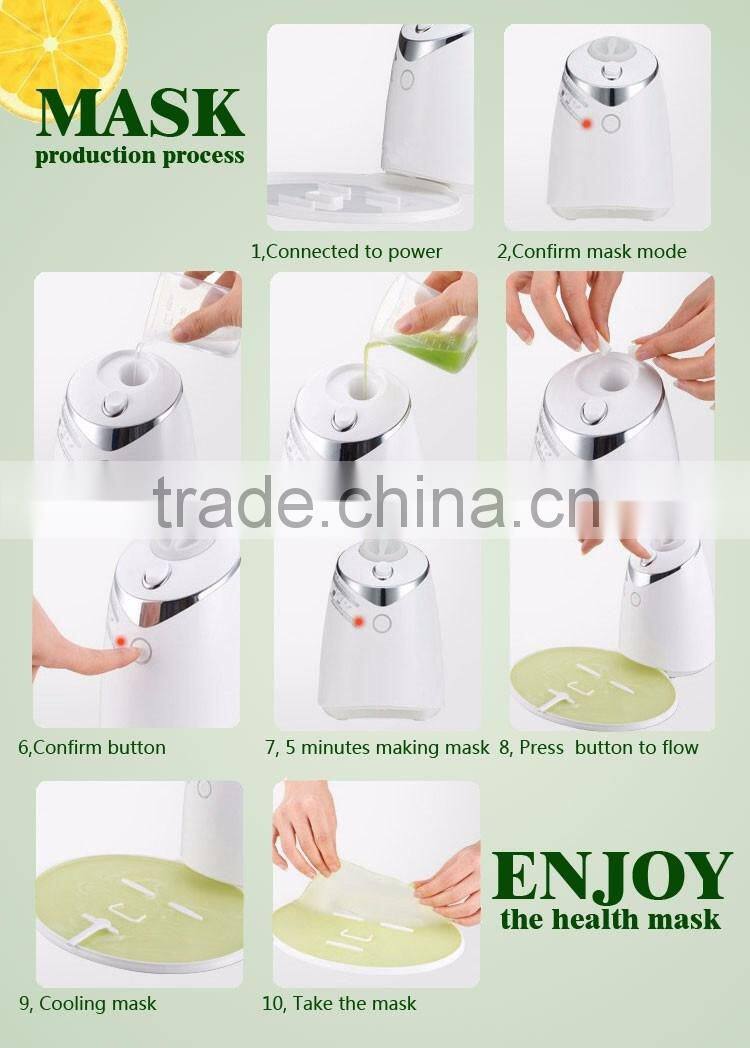 2016 magic beauty equipment facial care instrument fruit and vegetable mask making machine