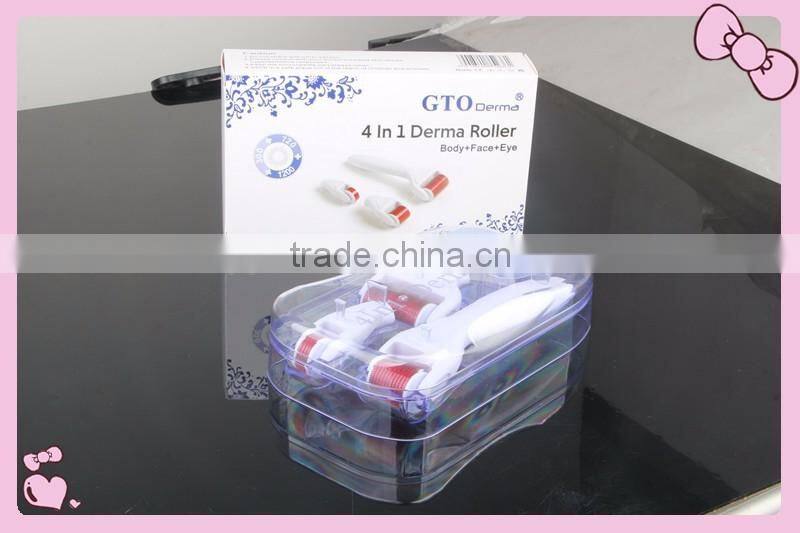 2017 newest 4 in 1 microneedle therapy sKin care derma roller