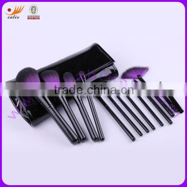 Makeup Brushes Se,Black Color Wooden Handle and Cosmetic Case