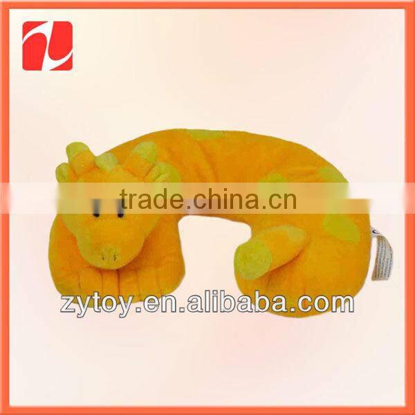 Cute Soft Flocked Fabric Stuffed Plush Neck Pillow