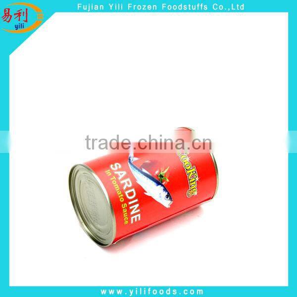 Sardines with vegetable oil 155g from fish canning factory
