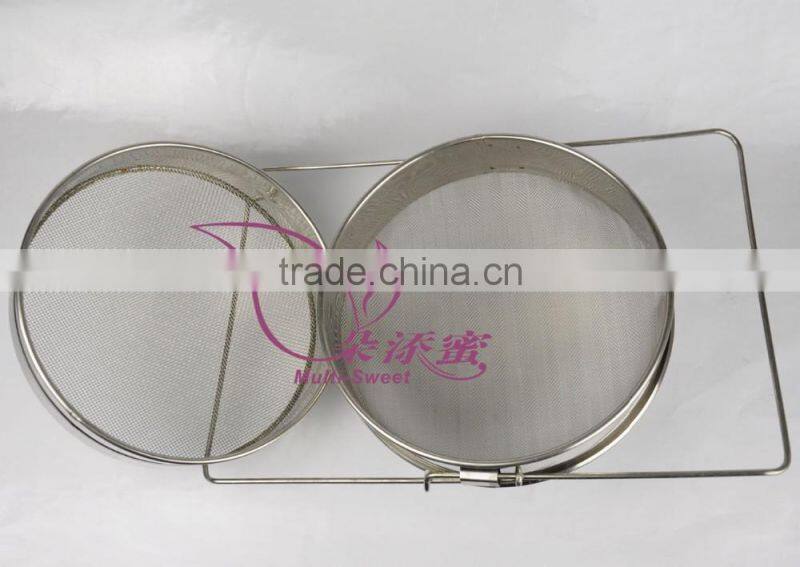 Stainless steel double level honey filter honey stainer