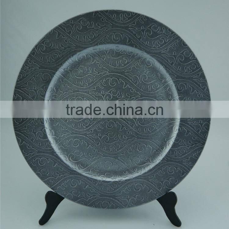 Cheap Plastic Plate Wedding Charger Plates