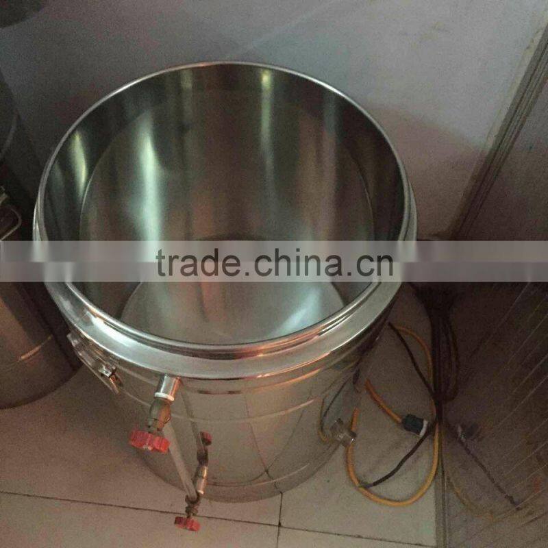 holding honey tank/barrel food grade stainless steel honey processing machine electric honey tank